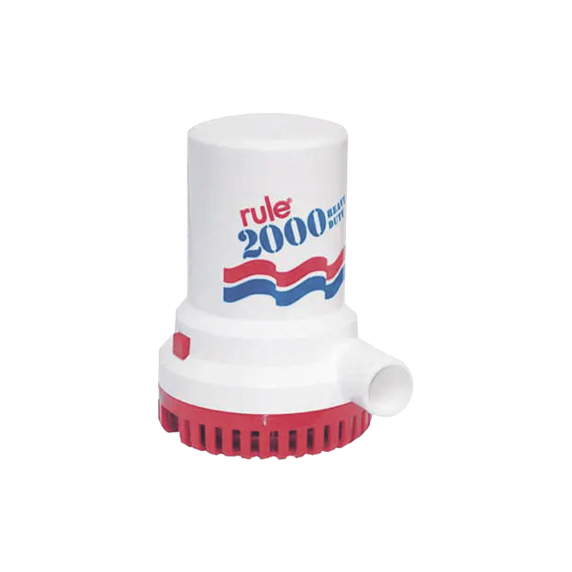 Bomba sumergible de achique de 2000 galones por hora a 24 Volts de corriente directa.