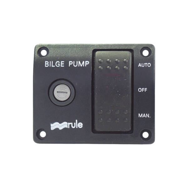 Switch de tres posiciones para control de bombas de achique.