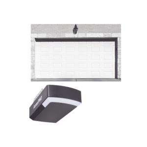 KIT COMPLETO Puerta D/ Garage 18x7 Pies / Cuadro Corto / Color blanco / Insulada / Incluye Motor FS1000APPRT / 1/2HP / Fuerte/Silencioso/Luz LED/Motor DC .