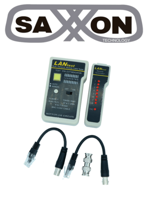SAXXON G288 - Probador de cables / Conectores RJ45 / BNC / RJ11