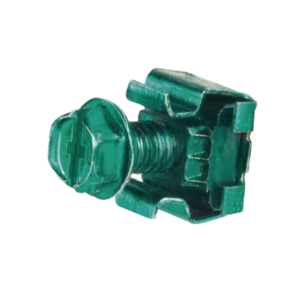 KIT 4 Tuercas Enjauladas No. 12-24, 4 Tornillos Rosca 1/2 Verde.
