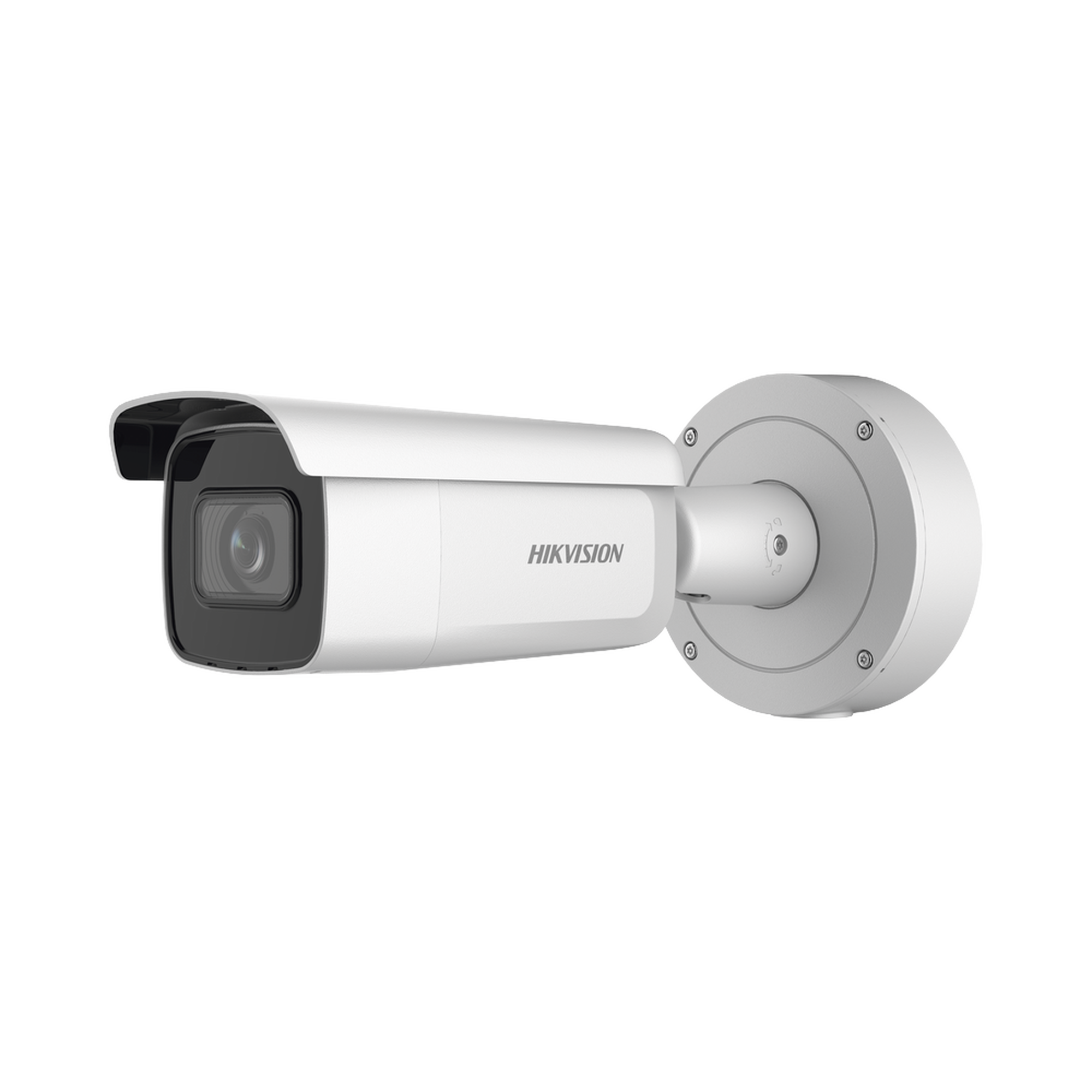 Bala IP 4 Megapixel / Lente Mot. 2.7 a 13.5 mm / 60 mts IR EXIR / Exterior IP67 / IK10 / Anticorrosivo / WDR 120 dB / PoE + / Micro SD / 4 Analíticos: AcuSense, Deteccion Facial, Conteo de Personas por Cruce y Zona