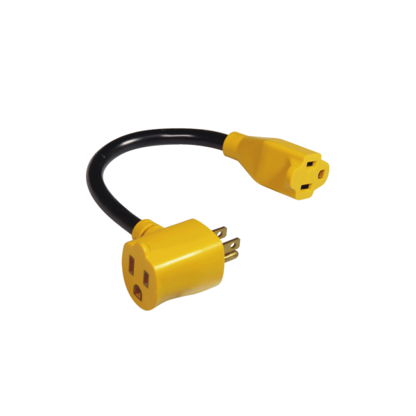 Extensión Eléctrica para Uso Rudo para Uso en T / Conexión NEMA 5-15 / 30 cm / 1800 W