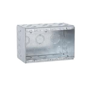 Caja Multigang de 3 Gangs/ Profundidad de 3-1/2/ 19 Entradas de 1/2 - 3/4.