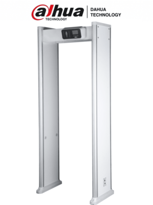 DAHUA ISC-D118C - Arco detector de metales con 18 zonas y pantalla LCD de 3.5". Ofrece 9 sonidos de alarma ajustables en 10 niveles de volumen, luces indicadoras por rea, contador de pasos y alarmas, y 255 niveles de sensibilidad configurables.