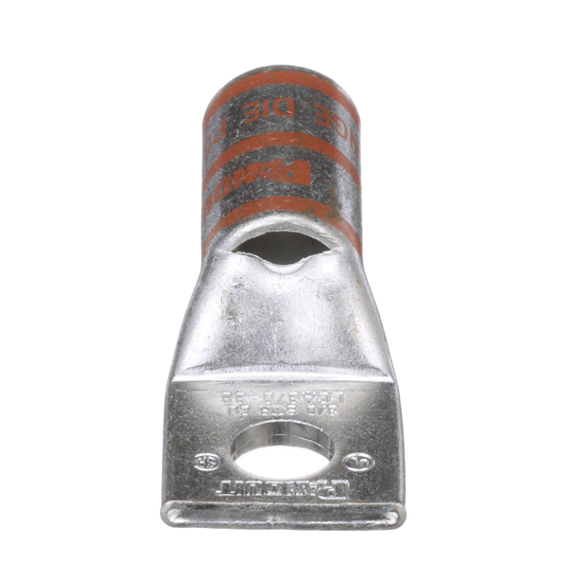 Terminal de Compresión de Cobre con Orificio 3/8 in, para Cable 3/0 AWG. 10 Pz