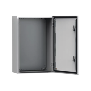 Gabinete de Uso Exterior NEMA 4/12; IP66; IK10, 500 x 400 x 260 mm, De Acero, Color Gris Claro
