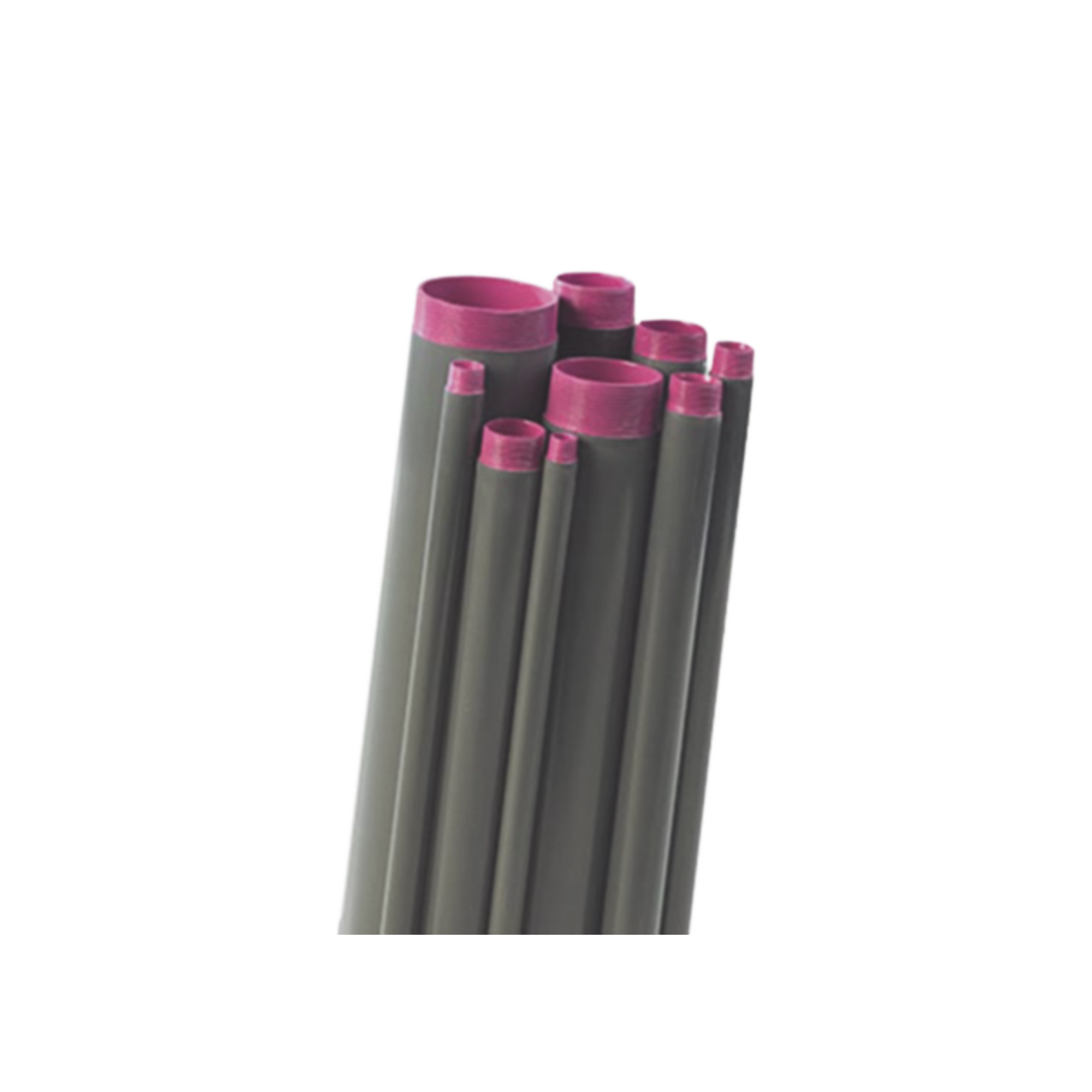 Tubo Conduit rígido de aluminio de 2? (50.8 mm) con recubrimiento de PVC de 3.05 m con cople.