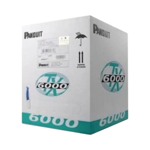 Bobina de Cable UTP 305 m. de Cobre, TX6000? PanNet, Reelex, Blanco, Categoría 6 Mejorado (23 AWG), LSZH (Bajo Humo, Cero Halógenos), de 4 pares