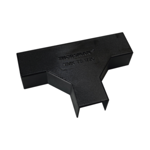 Sección en T Color Negro de PVC Auto Extinguible, Para Canaleta TMK-1720-N-CC (5240-02003)