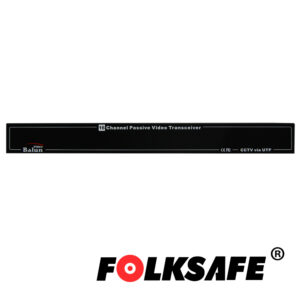 TRANSCEPTOR DE VIDEO PASIVO HUB 16 CANALES HD FOLKSAFE FS-HDP4616 COMPATIBLE CON TODAS LAS MARCAS DE CÁMARAS CON FORMATO HD-CVI HD-TVI Y AHD DISTANCIA MÁxIMA DE 320MTS DE CABLEADO PARA VIDEO AHD 1.3MP CUENTA CON PROTECCIÓN DE DESCARGAS DE 2KV EN ENTRADA/SALIDA DE VIDEO.