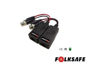 TRANSCEPTOR HD FOLKSAFE FS-HD4301VP TRANSMISOR/RECEPTOR DE VIDEO Y VOLTAJE (12V/24V DC/AC) COMPATIBLE CON TODAS LAS MARCAS DE CÁMARAS CON FORMATO DE VIDEO AHD HD-TVI HD-CVI Y CBVS SOPORTA DISTANCIA MAXIMA DE CABLEADO PARA VIDEO AHD 250MTS A 2MP DISTANCIA MÁXIMA DE CABLEADO PARA VOLTAJE DE ALIMENTACIÓN A CÁMARA AHD 2MP CON FUENTE DE 12V 3AMP ES DE 50MTS CUENTA CON PROTECCIÓN DE DESCARGAS DE 2KV DE ENTRADA/SALIDA DE VIDEO.