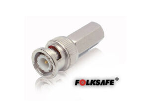 CONECTOR RG59 ENROSCAR BNC MACHO HEXAGONAL FOLKSAFE NO REQUIERE HERRAMIENTA ESPECIALIZADA PARA INSTALACIÓN UTILIZAR CABLE COAXIAL RG59 MEDIDAS DEL CONECTOR 13.9 X 24.8 MM