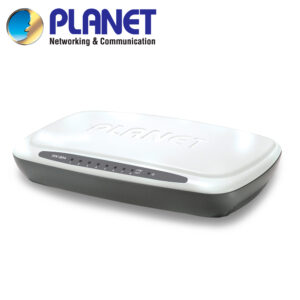 SWITCH NO ADMINISTRABLE DE 8 PUERTOS / PLANET SW-804 / 8 PUERTOS RJ45 MDI/MDI-X / 12 MPPS / RECINTO DE PLASTICO / 5V CC / 3W DE CONSUMO