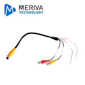 CABLE CONVERTIDOR PARA CAMARAS AHD CON CONECTOR BNC A DIN DE AVIACION MERIVA TECHNOLOGY MODELO MVA-BNCDIN COMPATIBLE CON TODAS LAS SERIES DE GRABADORES (EXCEPTO MDC220 / MDC230 Y MDC240)