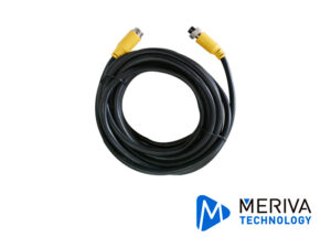 CABLE DIN DE AVIACION 4 PINES MERIVA TECHNOLOGY MCBL50 5M DE LARGO / COMPATIBLE PARA CÁMARAS HD SOLUCION MOVIL / USO EN INTERIORES / CONECTOR HEMBRA - MACHO / NEGRO