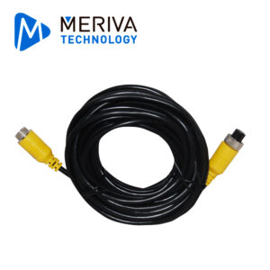 CABLE TIPO DIN DE AVIACIÓN 4 PINES SERIE ECO PARA DVRS MÓVILES MERIVA TECHNOLOGY MBCE70 7 METROS