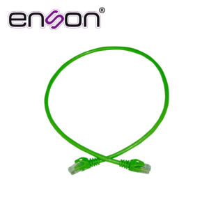 Enson p6006e Patchcord Utp Enson P6006E Cat6 60Cm Verde Serie Epro 100-Ii 100 Por Ciento Cobre Para Mejor Identificacion De Soluciones En Racks Y Gabinetes