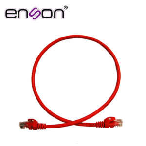 Enson p6006r Patchcord Utp Enson P6006R Cat6 60Cm Rojo Serie Epro 100-Ii 100 Por Ciento Cobre Para Mejor Identificacion De Soluciones En Racks Y Gabinetes