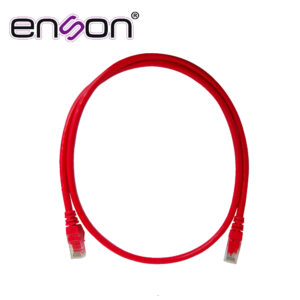 Enson p6009r Patchcord Utp Enson P6009R Cat6 90Cm Rojo Serie Epro 100-Ii 100 Por Ciento Cobre Para Mejor Identificacion De Soluciones En Racks Y Gabinetes