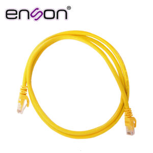 Enson p6012y Patchcord Utp Enson P6012Y Cat6 120Cm Amarillo Serie Epro 100-Ii 100 Por Ciento Cobre Para Mejor Identificacion De Soluciones En Racks Y Gabinetes