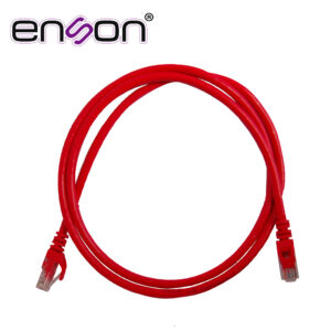 Enson p6012r Patchcord Utp Enson P6012R Cat6 120Cm Rojo Serie Epro 100-Ii 100 Por Ciento Cobre Para Mejor Identificacion De Soluciones En Racks Y Gabinetes