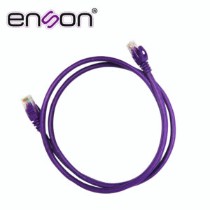 Enson p6012p Patchcord Utp Enson P6012P Cat6 120Cm Morado Serie Epro 100-Ii 100 Por Ciento Cobre Para Mejor Identificacion De Soluciones En Racks Y Gabinetes