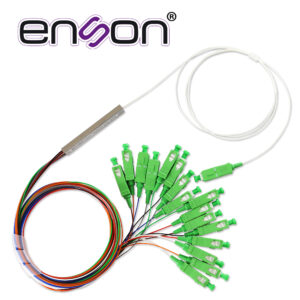 Enson ens-plc1x16 Splitter Plc (Divisor Optico) Enson Ens-Plc1X16 Con Conectores Sc Apc 1X16 Fibra Optica Monomodo