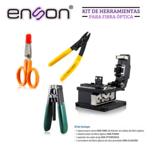 Enson ens-fotoolskit KIT DE HERRAMIENTA PARA FIBRA OPTICA ENSON ENS-FOTOOLSKIT INCLUYE LA HERRAMIENTA NECESARIA PARA TRABAJAR CON FIBRA OPTICA