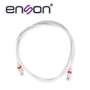 Enson p6a021wh Patchcord Utp Cat6A Enson P6A021Wh Forro Pvc Blanco 4 Pares Calibre Conductor 26 Awg Uso Interior Longitud 7 Pies 2.1 Metros