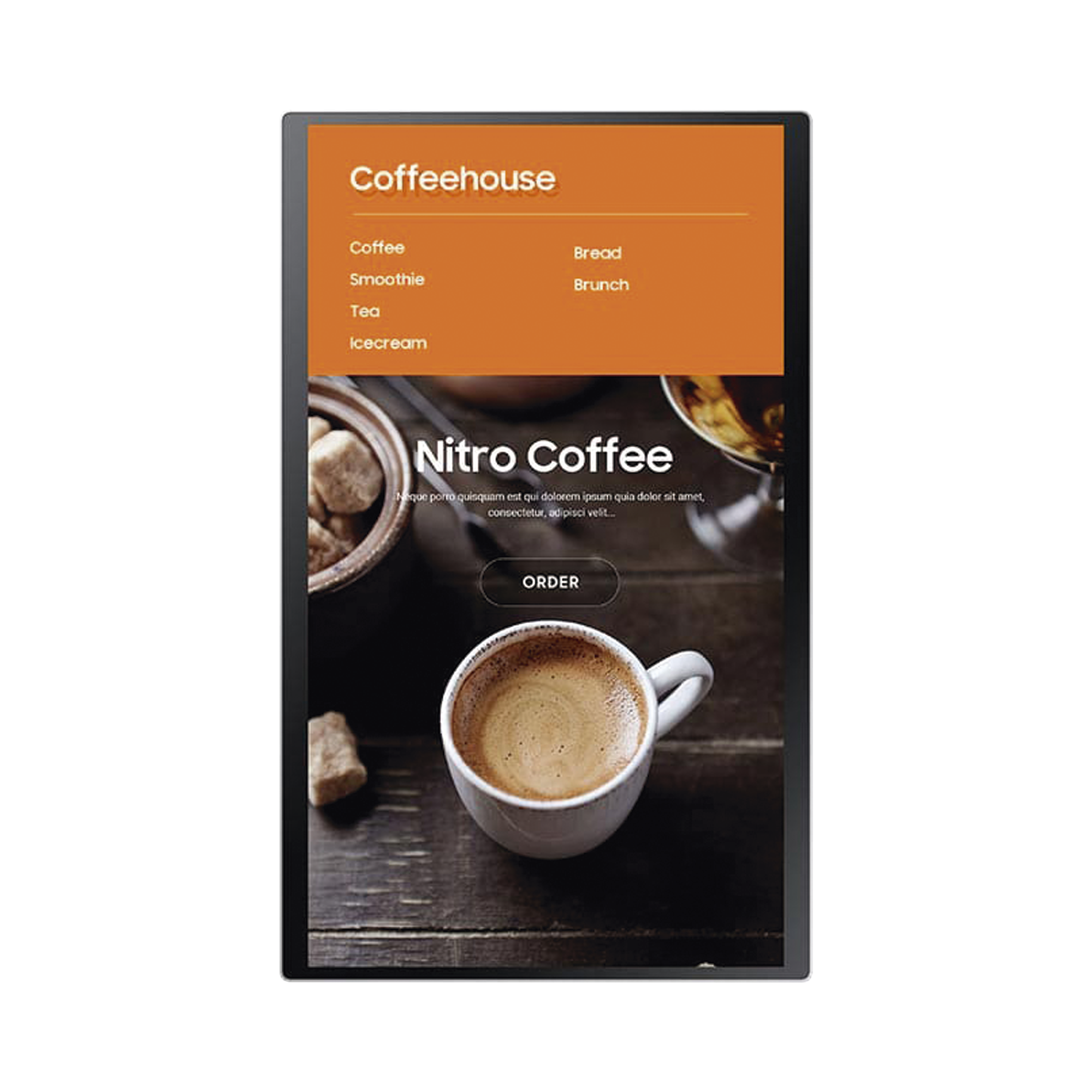 Pantalla de 24 touch para Kiosco punto de venta / SO Windows / 1920x1080p / compatible con terminal bancaria e impresora térmica.