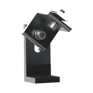 Soporte L para fijación de riel 5 Y 8 en techo de concreto