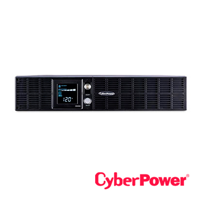 UPS CYBERPOWER OR2200LCDRT2U 2200VA/1320W 120VCA LINEA INTERACTIVA TORRE/RACK 2U CONTACTOS 8XNEMA 5-20R SUPRESION DE PICOS-BATERIA USB SERIAL MONITOREO REMOTO OPCIONAL
