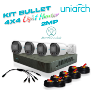 Uniarch By Unv kit analógico bullet 2 mp microfono incluido