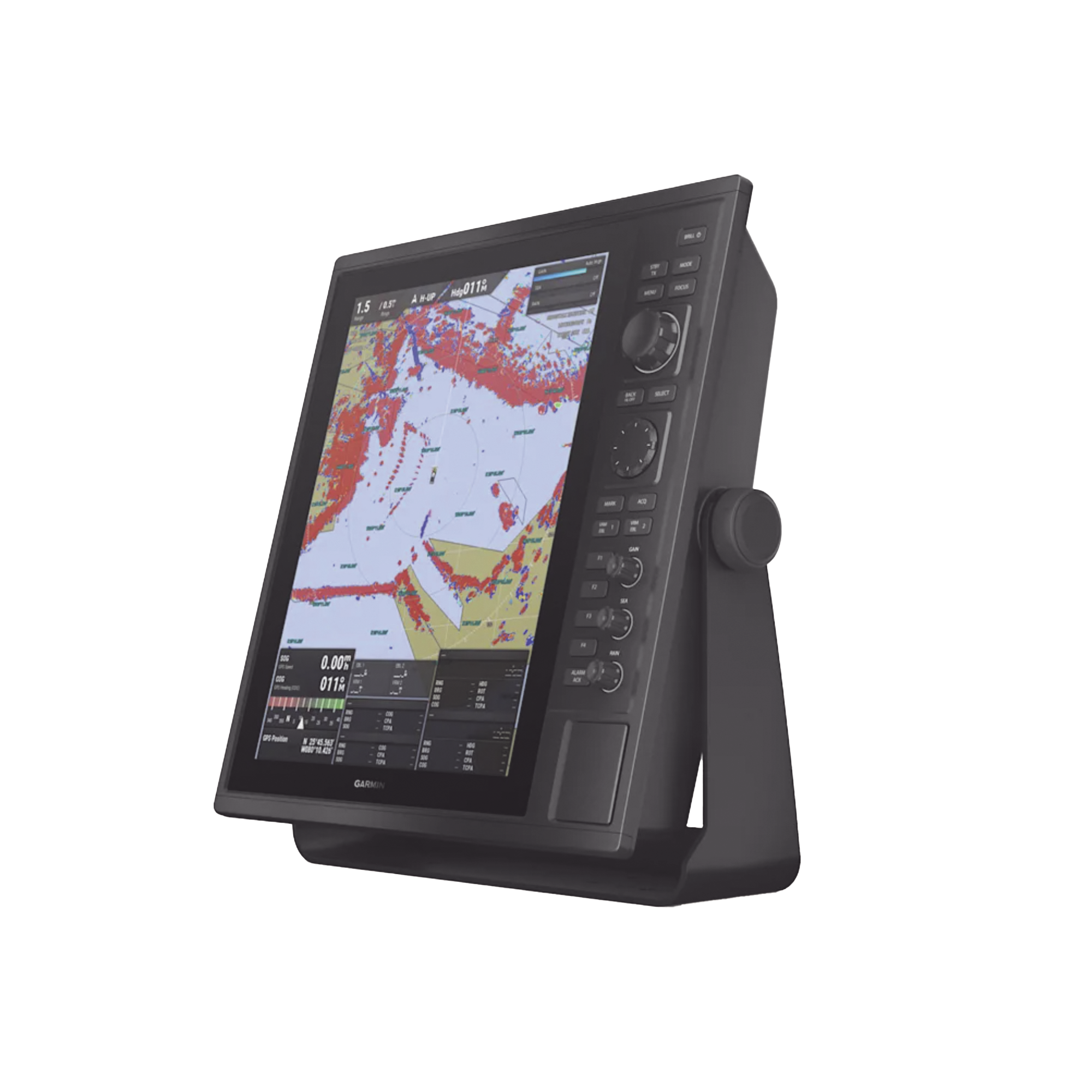 Pantalla dedicada para visualización de radares Garmin