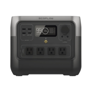 EcoFlow River 2 Pro | Estación de Energía Portátil 768Wh Litio LFP / 4 AC 800W (Max. 1600W) / 1 USB-C 100W / 3 USB -A 12W / Cargador de Coche 10A, 126W Max. / Conectividad WiFi y Bluetooth (App) / Carga Solar 220W Max.