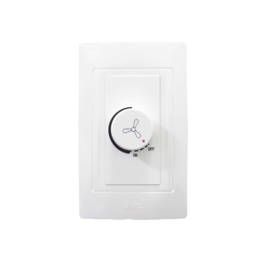 Dimmer Rotativo para Ventilador / 300 W 127 V CA / Color Blanco.