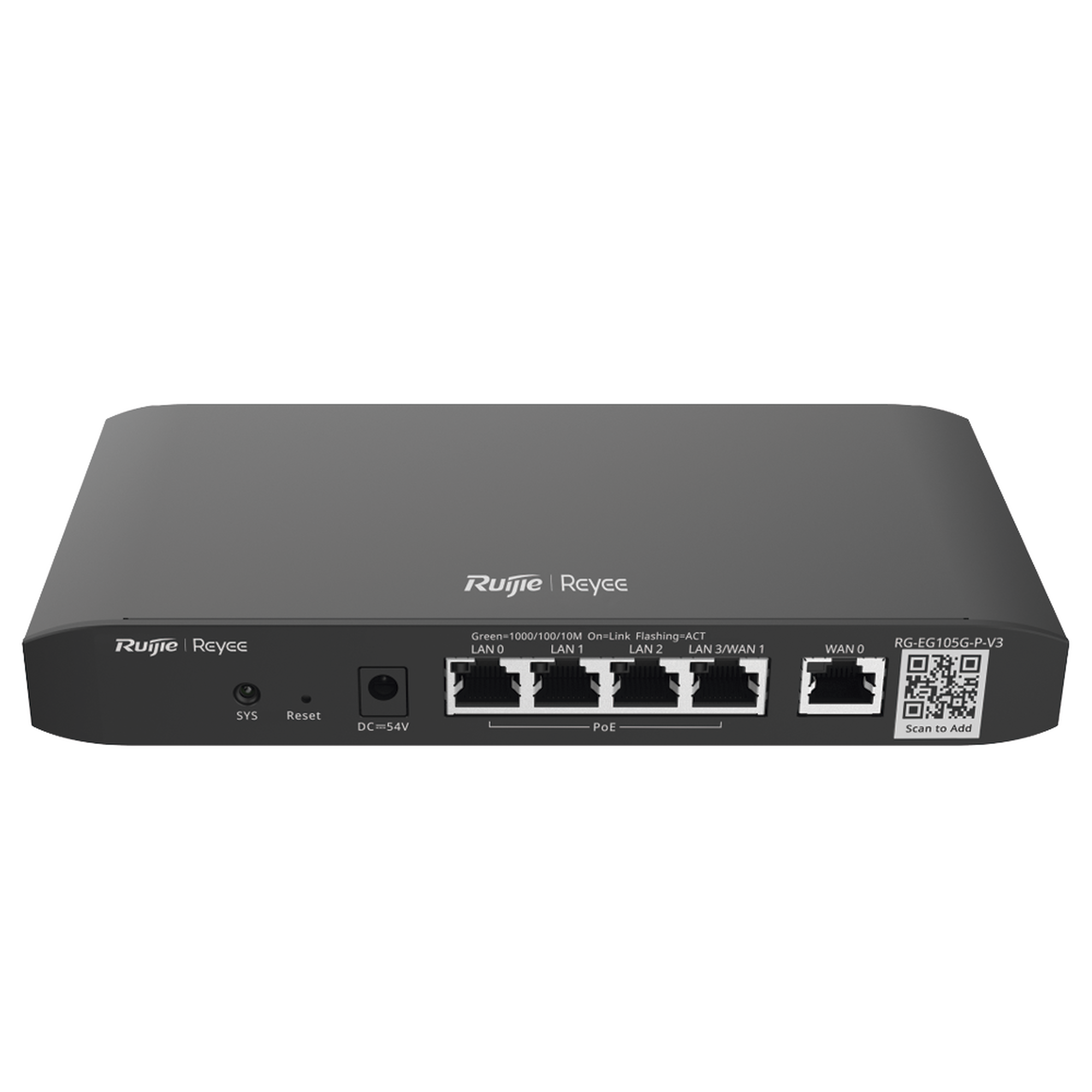 Router Balanceador con Función SD-WAN, 3 puertos LAN gigabit, 1 Puerto WAN gigabit y 1 puerto LAN/WAN gigabit configurable, hasta 100 clientes con desempeño de 600 Mbps asimétricos