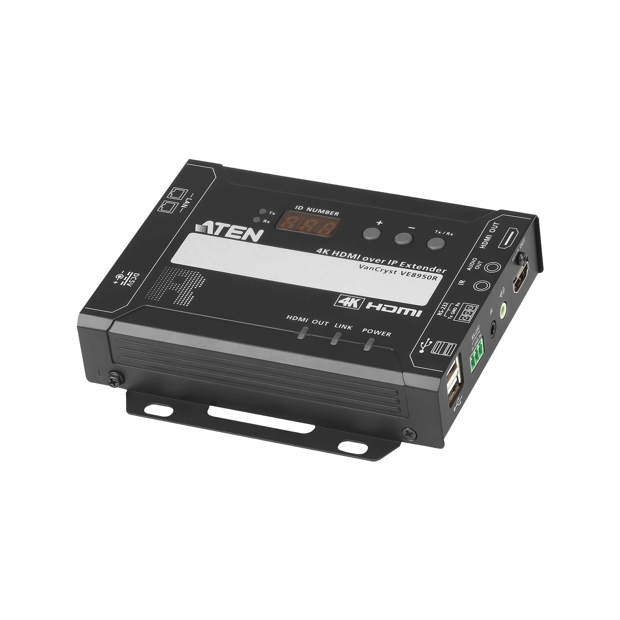 Receptor HDMI | IP | 4K @ 30Hz | 4:4:4 | EDID Expert? | Protocolo CLI Telnet o RS-232 | Conexión Punto a Punto o Multipunto a Multipunto