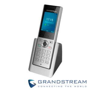 TELEFONO VOIP WIFI GRANDSTREAM WP820 2 CUENTAS SIP BATERIA DE 7.5 HORAS DE USO Y 120 HORAS DE ESPERA VOZ HD BOTON DE PANICO Y PTT (OPERA COMO RADIO) WIFI DOBLE BANDA MICRO USB JACK 3.5MM.