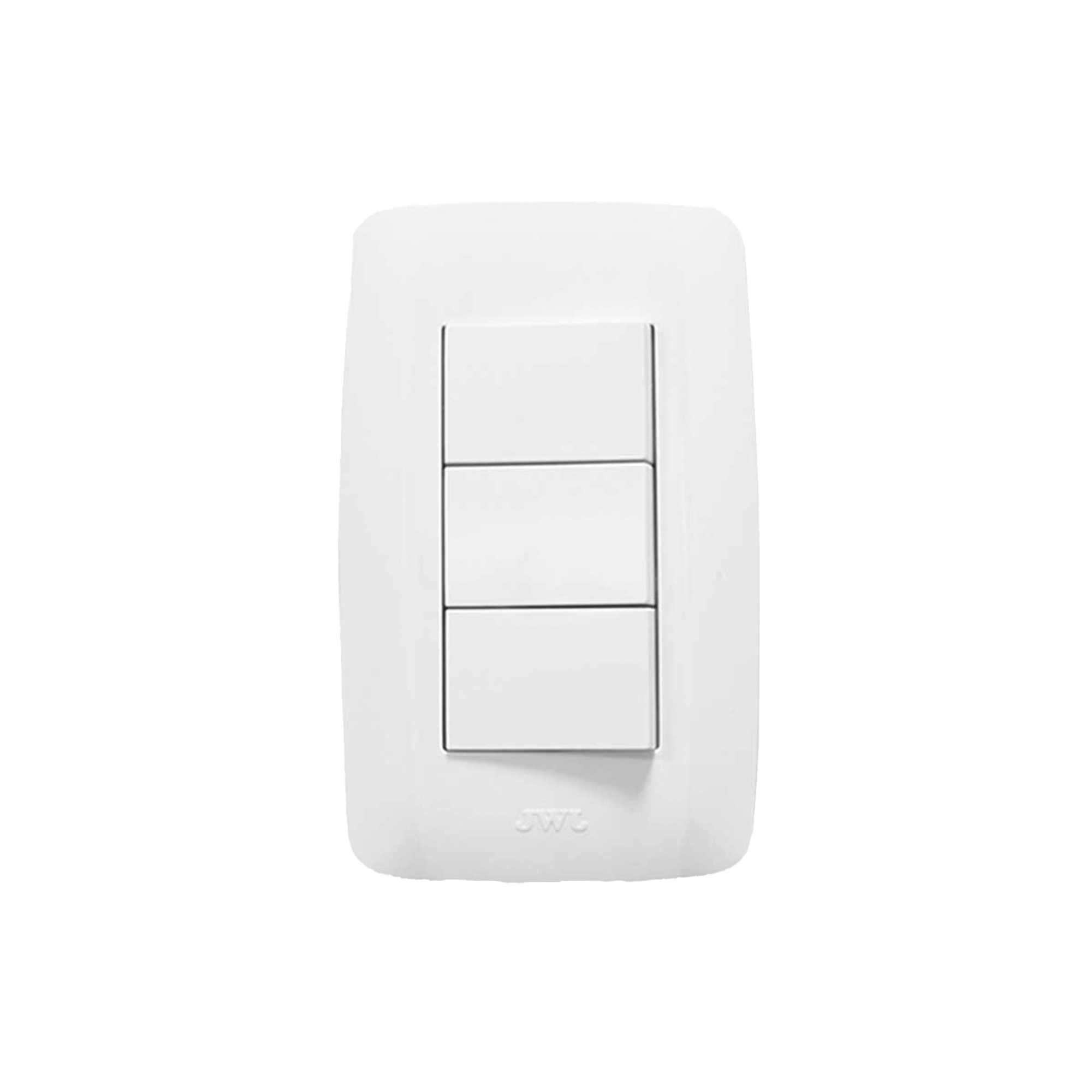 Apagador Escalera Triple de 127 V~60 Hz 10 A/ Color Blanco.