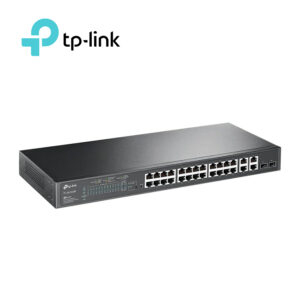 Tp-Link sl2428p SWITCH ADMINISTRABLE TP-LINK SL2428P / 24 PUERTOS RJ45 POE AF/AT 10/100 MBPS + 2 PUERTOS GIGA RJ45 + 2 PUERTOS GIGA COMBO RJ45/SFP / POTENCIA POE TOTAL 250 W / IDEAL PARA RACK / USO INTERIOR / GESTION CENTRALIZADA CON OMADA