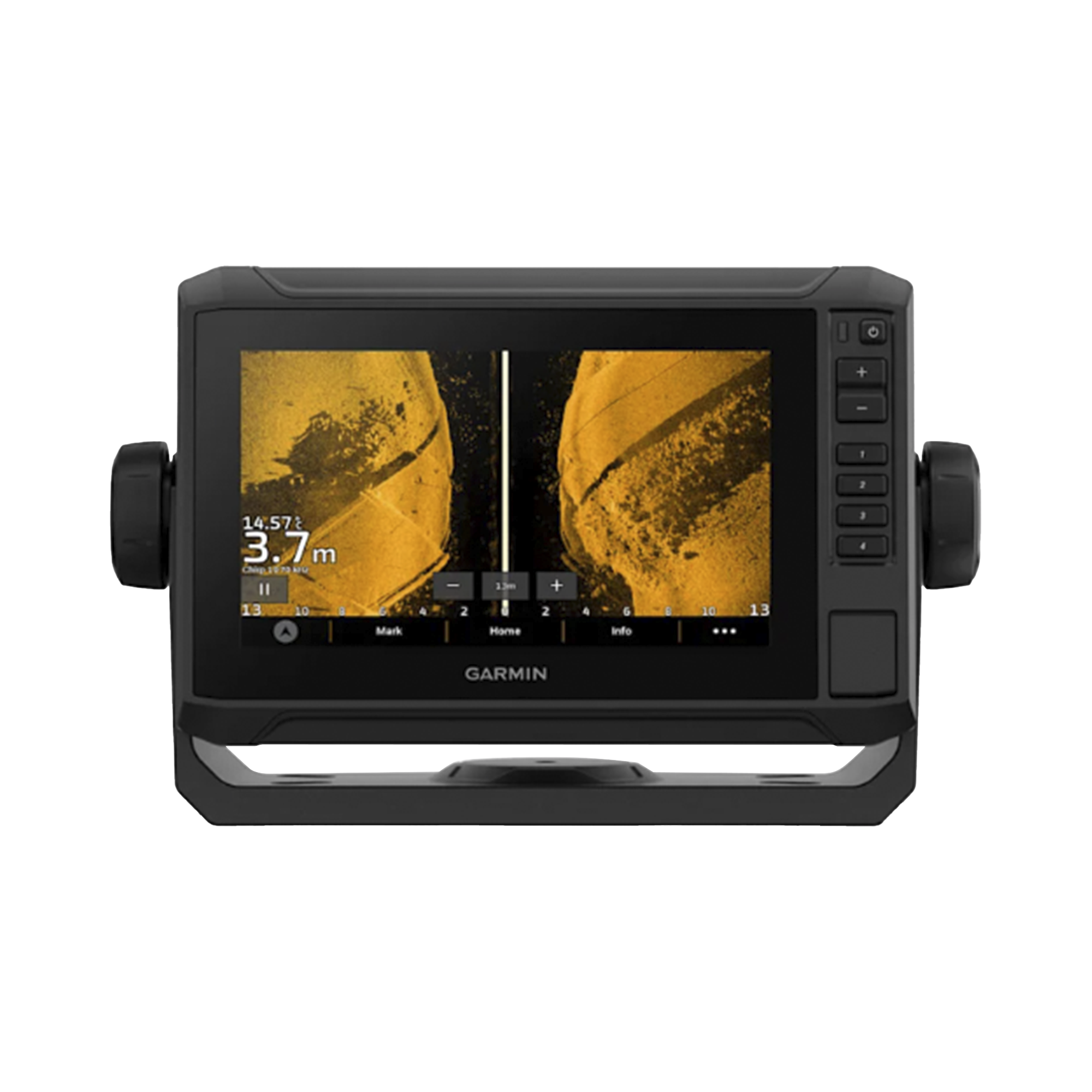 ECHOMAP UHD2 72sv con mapa base precargado, puerto de conexión NMEA 2000, sonda SIDEVÜ, CLEARVÜ Y CHIRP tradicional. no incluye transductor.