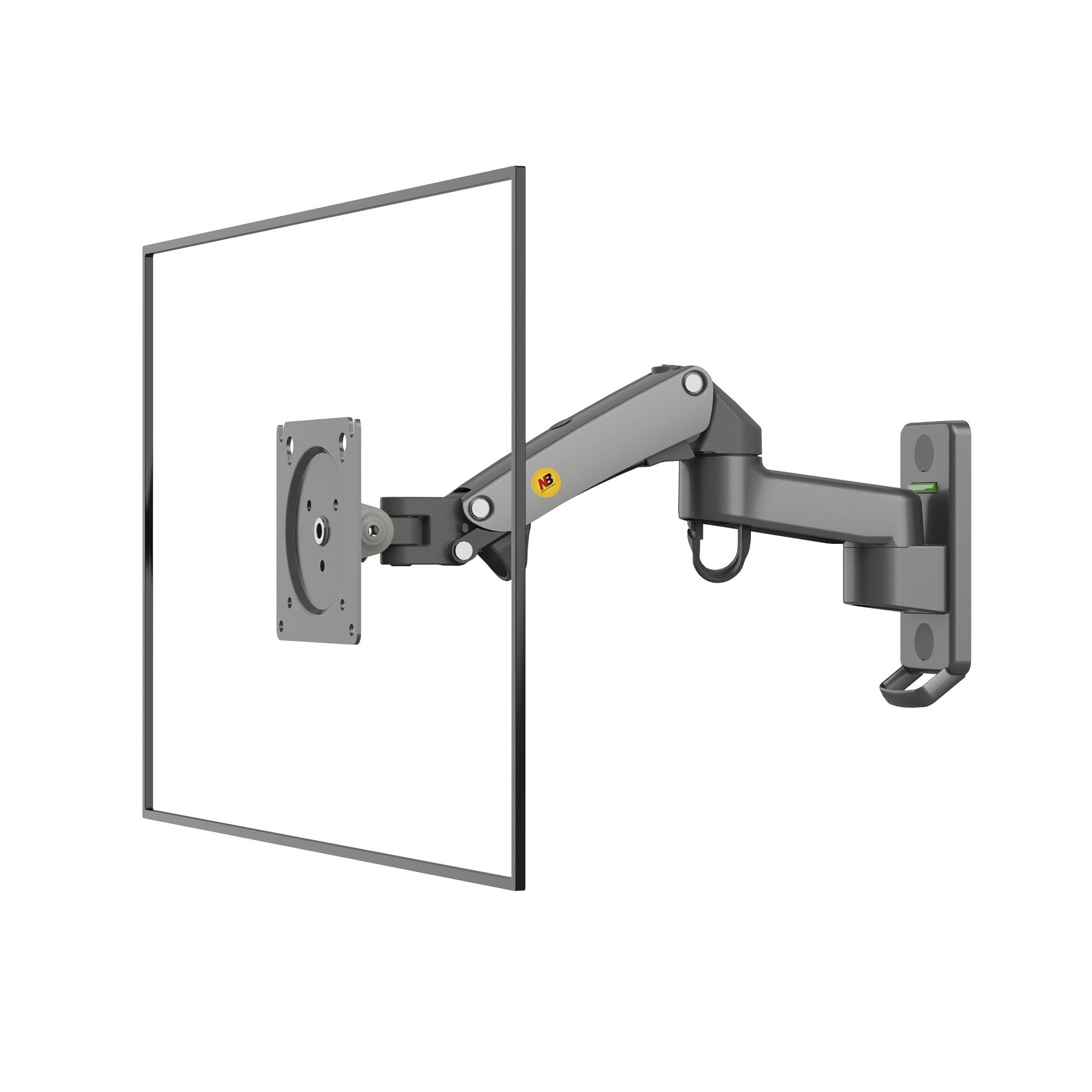 Montaje de Pared para Monitores de 17 a 35 / Soporta hasta 12 Kg / Vesa 75 x 75 / 100 x 100 / Acero