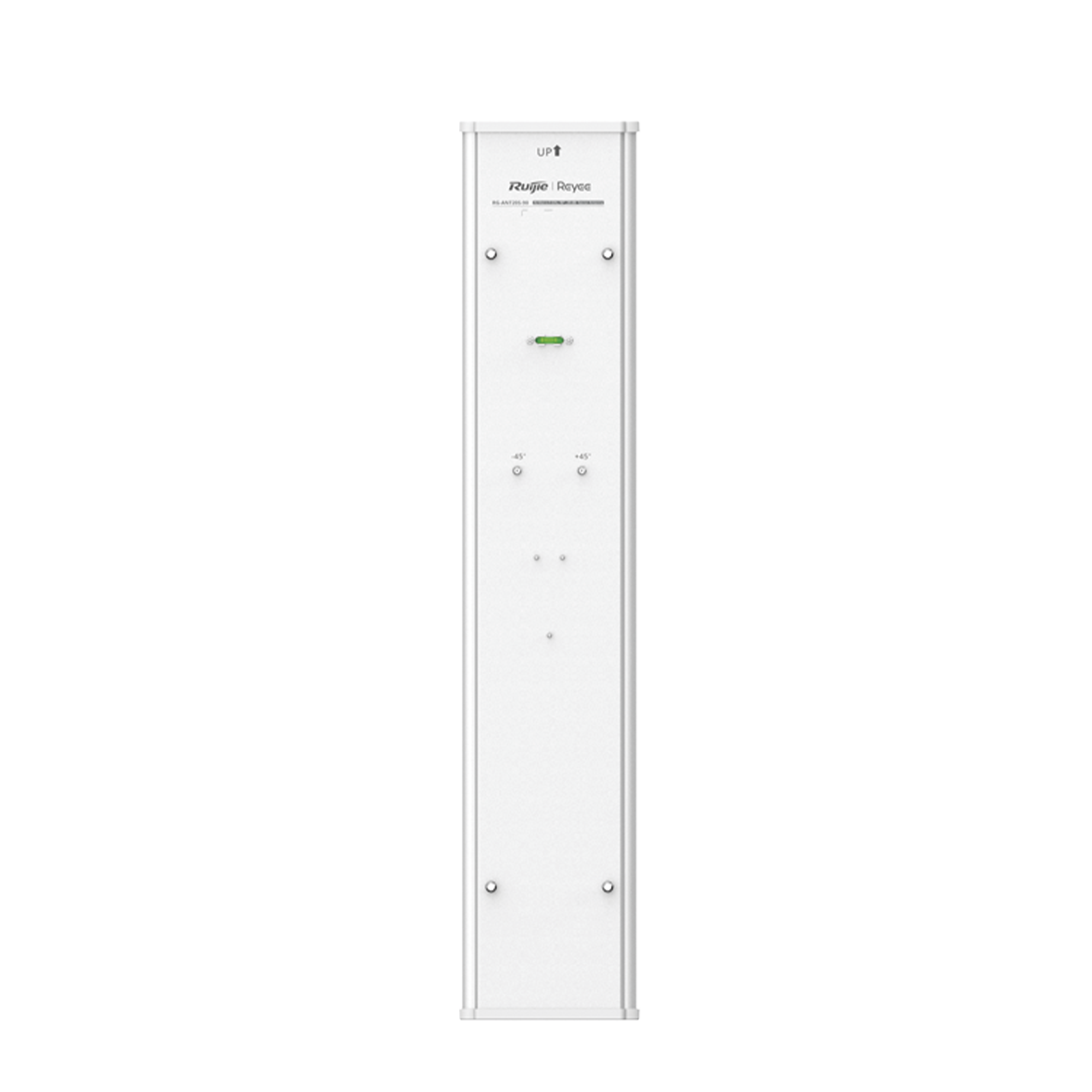 Antena Sectorial de 90° AirMetro con 20 dBi en Banda 5Ghz (5150-5850 Mhz) Slant 45° Compatibilidad Multi-Marca para enlaces Multipunto, Conectores SMA Hembra Inverso.