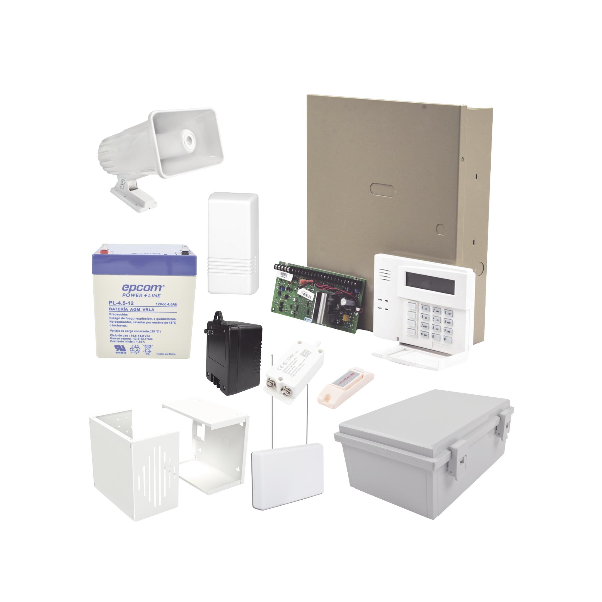 Kit de Inicio para Alarma Vecinal con botón de Largo Alcance