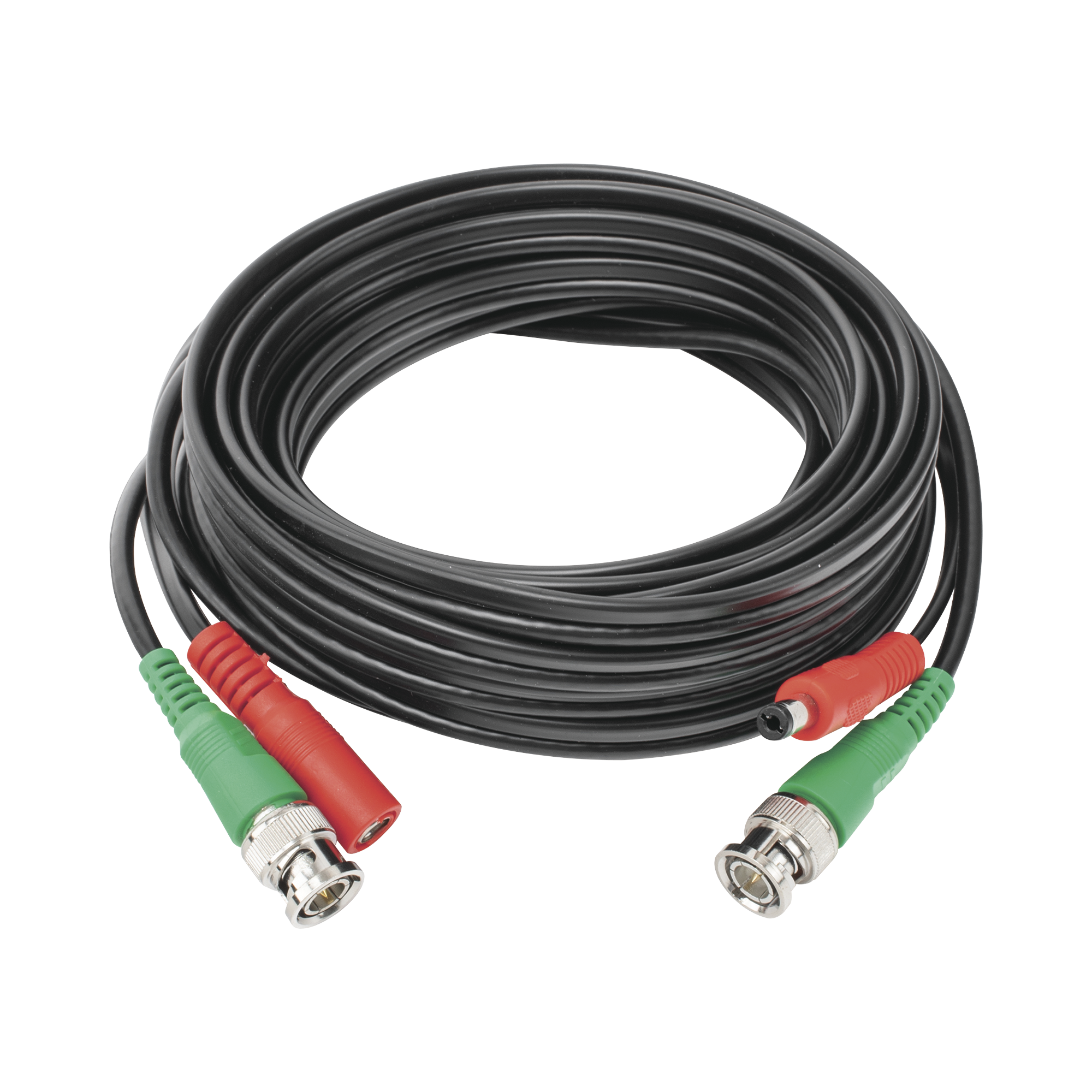 Cable coaxial ( BNC RG59 ) + Alimentación / SIAMÉS / 5 Metros / 100 % COBRE / Para Cámaras 4K  / Uso interior y exterior