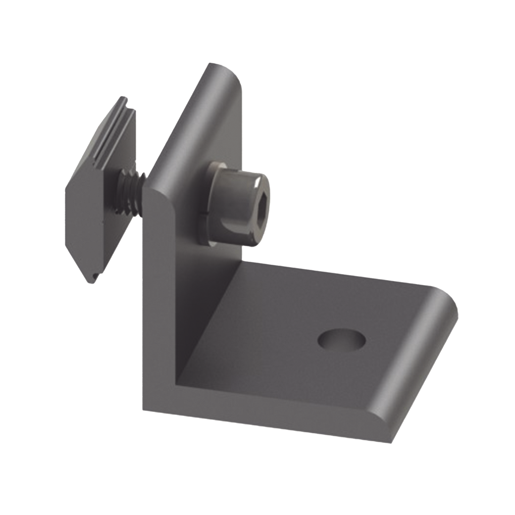 Grupo Conector L de Aluminio Anodizado 6005-T5