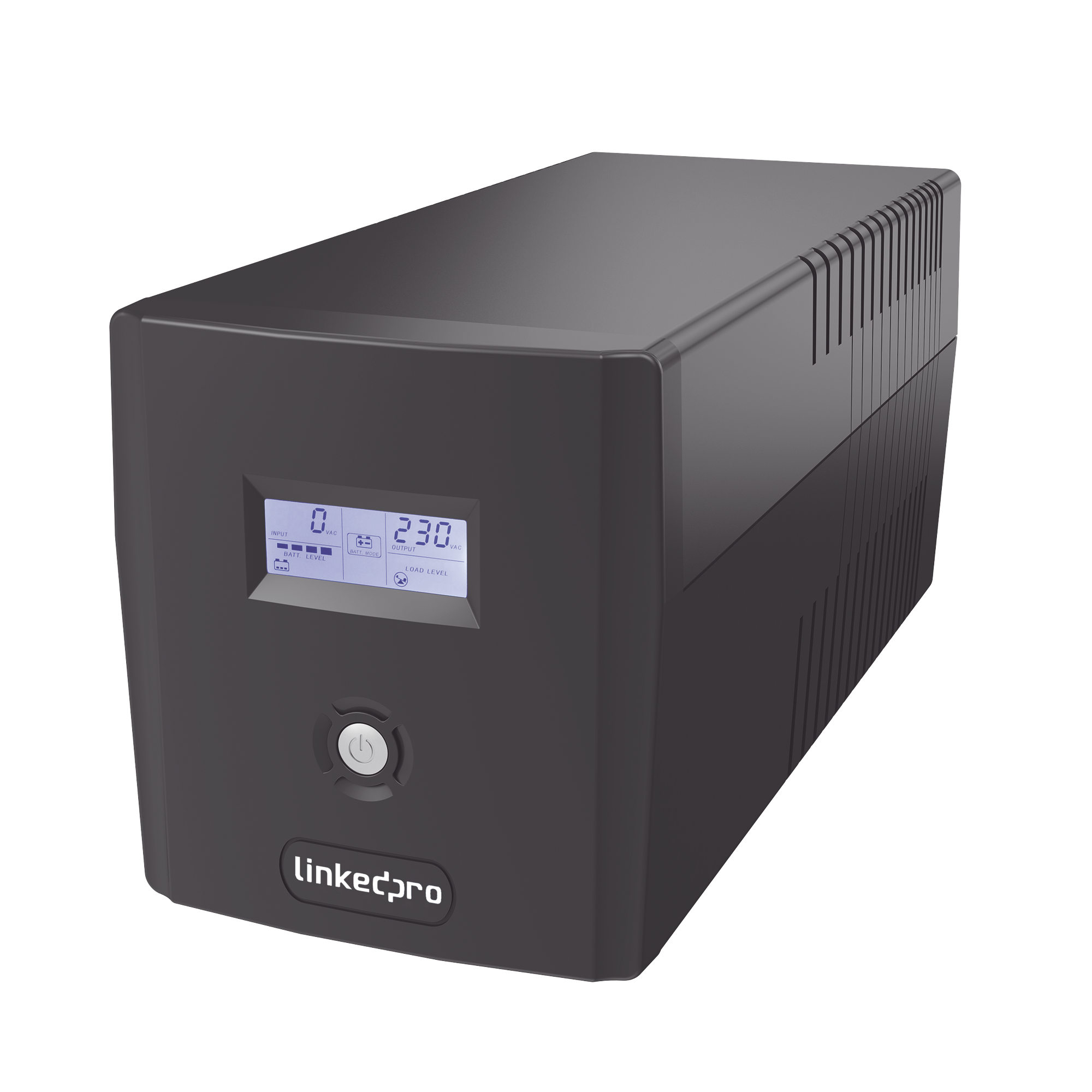 UPS 600VA/360 W Pantalla LCD / Línea Interactiva 120Vca / 6 tomas 5-15R (4 Respaldadas) / Regulación de Voltaje / Protección RJ45