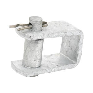 Herraje tipo D pequeño con chaveta